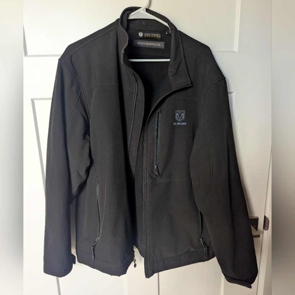 Ram Outfitters Black Men's Waterproof Softshell Jacket